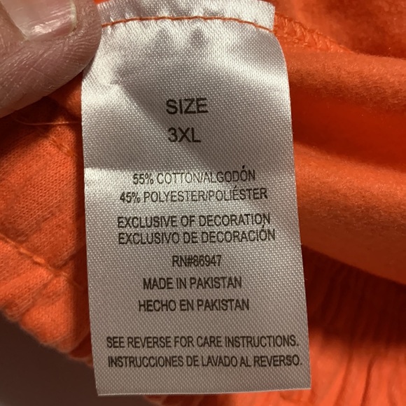 AC\DC Lic jogger shorts melon color size 3XL - Picture 7 of 8